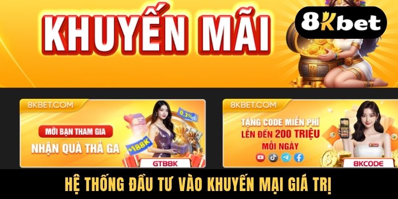Hệ thống đầu tư vào khuyến mãi giá trị