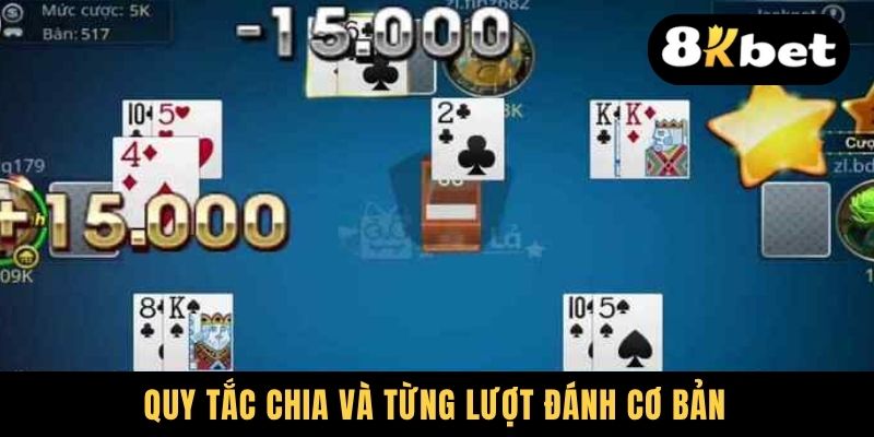 Quy tắc chia và từng lượt đánh cơ bản